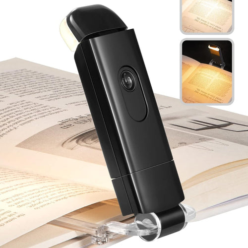Rechargeable Clip-On LED Reading Light | 3 Color Temperatures with Stepless Dimming